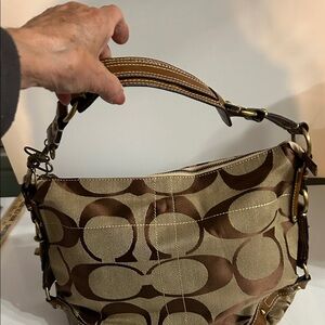 Brown Coach Designer Women's Bag, 14×10×4.